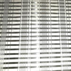 China JDW Transparent Decorative Metal Mesh Fabric 0.15mm- 0.3mm Thickness factory