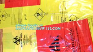 China Linear Low-Density Polyethylene Medical Waste Bags Ideal for use in hospitals, medical clinics, doctors offices nursing factory