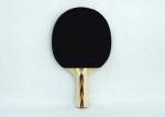 Sports Equipment Table Tennis Paddles Linden Plywood With Long Coloured Handle