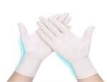 Disposable Rubber Medical Examination Gloves Powdered With Pink Smooth