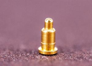 China Straight Pogo Test Pins , Spring Pogo Pins Surface Mounted Single Row factory