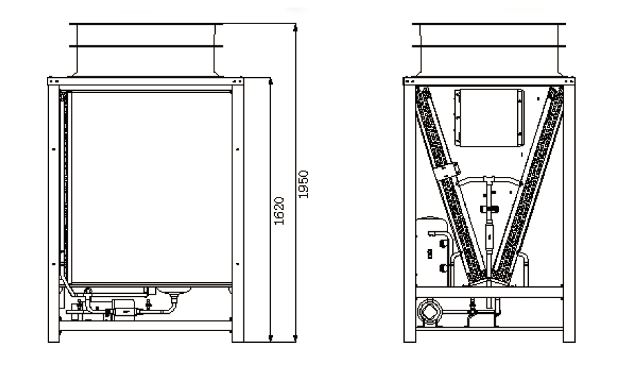 Variable Frequency Inter Row Pump Refrigeration Precision Cooling Energy Saving