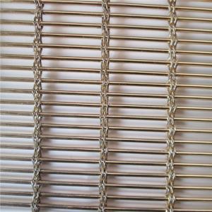 China Stainless 316 Architectural Decorative Wire Mesh Panels For Blind Metal Drapery Wall factory