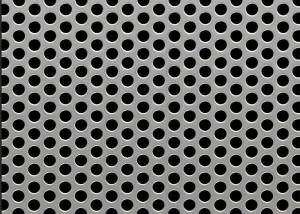 China Staggered Center Perforated metal Sheets ASTM B209 Standard Various Materials Open Areas 5% - 79% factory