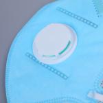 Thick Layers Protection Foldable Ffp2 Mask Blue Color For Personal Care