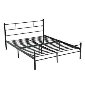 China Durable Simple Metal Pipe Bed Hollow Design For Bedroom / Apartment factory