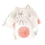 15x20cm Natural Fabric Drawstring Gift Bags Custom Logo Heavy Cotton Canvas