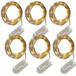 Wedding CR2032 Battery Copper Wire String Fairy Lights IP65 Waterproof