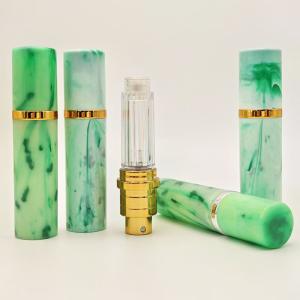 China Customized 5ML Portable Marbling Plastic Perfume Spray Pen With Aluminum Sprayer factory