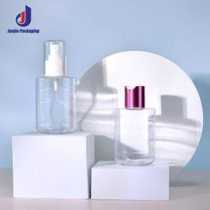 China 30ml 50ml 100ml PET Spray Bottle Luxury Empty Refillable Bottle With Wooden Cap factory