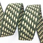 Weaving Stretch Elastic Belt 110cm Dark Green Belt Alloy Pin Buckle