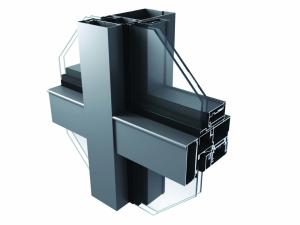 China Scratch Resistant Powder Coating Glazed Aluminium Curtain Wall Extrusions factory