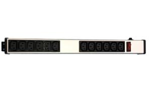 China 12 Way Heavy Duty Power Bar C13 PDU , Switch Control International Power Strip factory