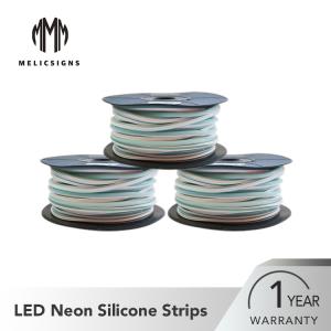 China Ice Blue 8mm Thickness LED Neon Silicone Strip factory