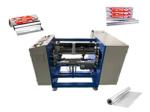 2 Spindle Semi Automatic House Foil Rewinding Machine for 0.01 mm failing