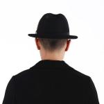 4190369 Sun Accessory customized winner fashion 100% wool felt fedora hats,hats