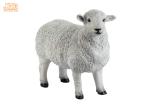 White Life Size Fiberglass Dolly Sheep Statue Animal Sculpture Garden Decor