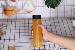 Stylish Leak Proof Reusable Drink Bottles Clear Square / Round Modern Plastic