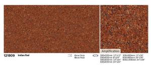 China Scratch-Resistant 600x900x18cm Acid-Resistance Red Floor Paving Tile For Restaurant factory