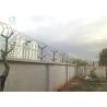 Buy cheap Concertina Razor Barb Wire Tape Fence for Nigeria 10m Galvanized Military Fence from wholesalers