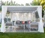 Aluminum Louvered Pergola Outdoor Patio Leisure Aluminum Patio Gazebo