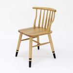 Natural Walnut Vintage Wooden Classic Customized Solid Wooden Dining Chair for