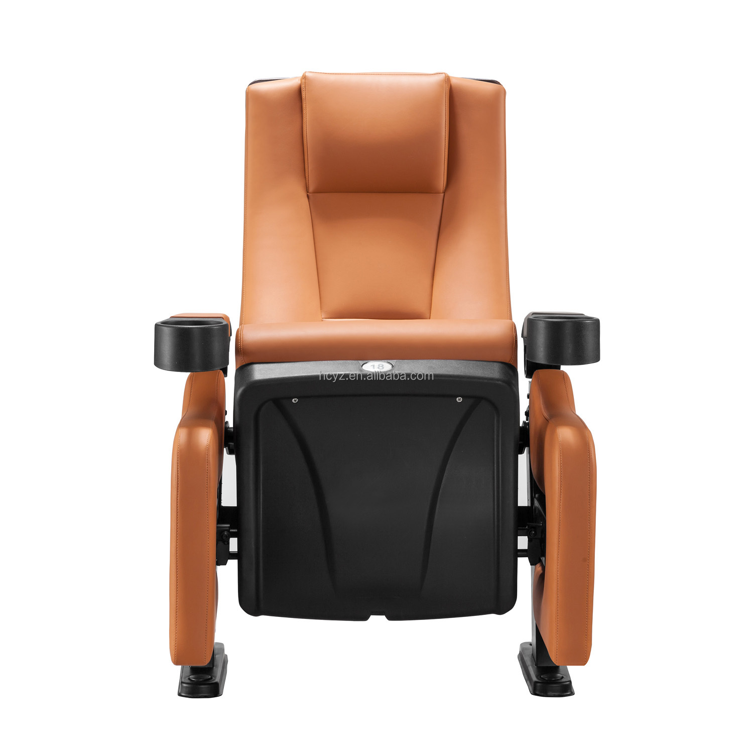 Office Building Theater Seating Durable Fabric Cover and Wooden Frame for Experience