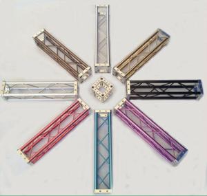 China 150 x 150MM Colorful Aluminum Mini Bolt Truss For Exhibition Booth factory