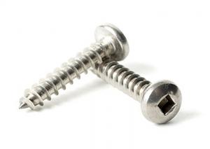 China Non Standard Self Tapping Metal Screws , Pan Head Square Slot Self Tapping Fasteners on sale