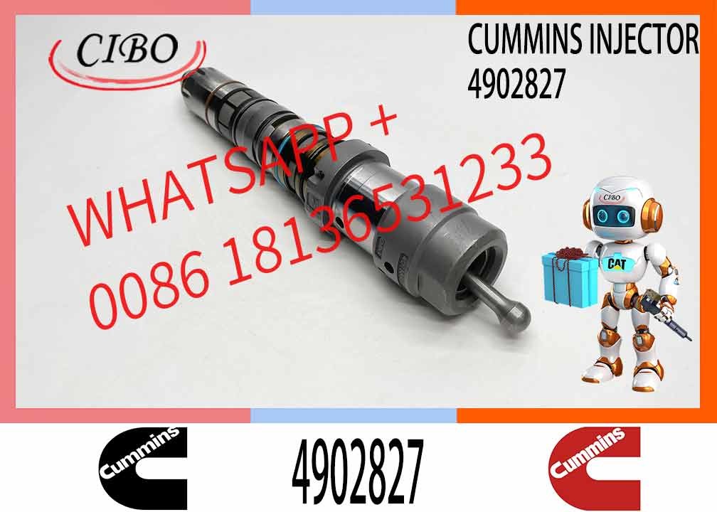 6D170-3E Diesel Engine Spare Parts QSK23 Fuel Injector 4902827 4077076 4062090