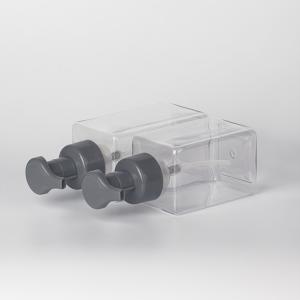 China Frosted Cosmetic Foam Bottle Square Shape Hot Stamping ODM Available factory