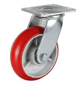 China 4 Inch Heavy Duty Swivel Casters Iron Casters Urethane Casters factory