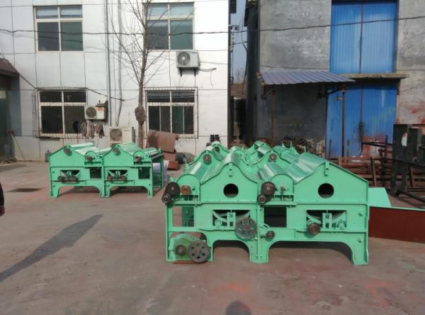 Two cylinder cotton dropping waste card fly cleaning machine