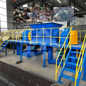 China Engine Motor Metal Scrap Shredder High Efficiency Shredding Car Engines factory
