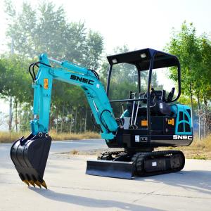 China 20kw Micro Small Mini Escavator Hydraulic Crawler Digger Excavator 1.7ton Operating Weight factory