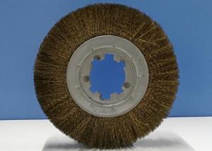 China High Density Steel Wire Wheel Brush / Circular Wire Brush With Keyseat factory