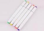 water-proof double-ended permanent art marker set, good quality office and