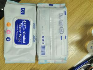 China Antiseptic Alcohol 75% Disinfectant Wet Wipes factory