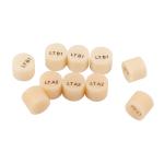10mm Ceramic Translucent Zirconia Blocks 10 PCS IPS Emax Ingots For Dental