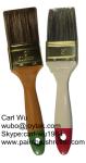 Paint brush natural pure bristle Chinese bristle brush synthetic mixwood handle