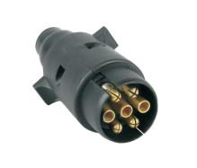 China 12V European Trailer Plug Polyamide Brass Material ISO1724 Certification factory