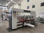 Electric Driven Corrugated Paper Carton Box Folding Gluing Nailing Stitching
