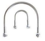 Stainless Steel Pipe Clamps with material 304, 316, 316Ti, China factory