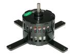 1550 RPM 3.3 " 4 Pole Motor For Fan Blower Single Phase Asynchonous Capacitor