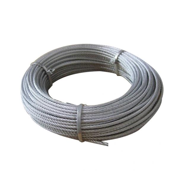1X19 7X19 AISI304 316 Stainless Steel Cable Wire Rope for Aircraft Deck Bending