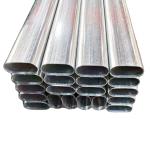 Elliptical Black Flat Oval Steel Tube S235JR S275JR For Fluid Building
