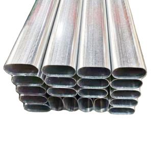 China Rail Fence Pre Galvanized Elliptical Steel Pipe 16Mn Structural factory