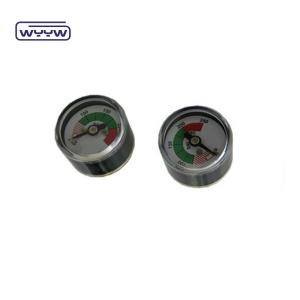 China Mini Air Spiral Tube Pressure Gauge Manometer Size Customized factory