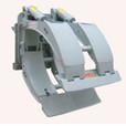 White Forklift Truck Attachments Paper Roll Clamp With High Performance Hose