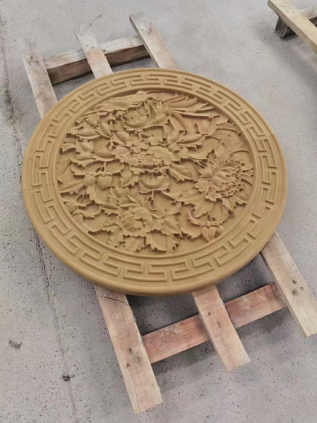 Handmade CNC Carving Natural Stone Sculptures For Decoration